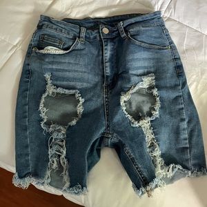 Jean shorts